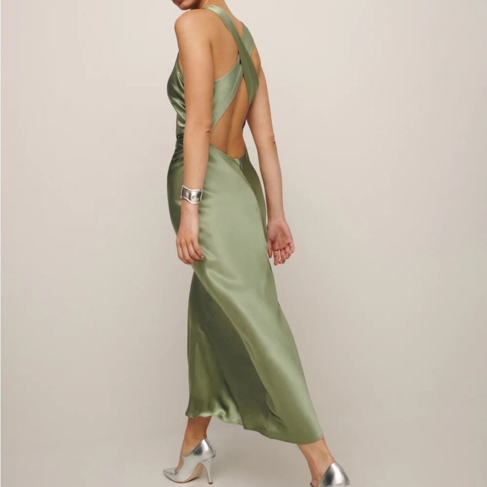 Casette Silk Dress Artichoke